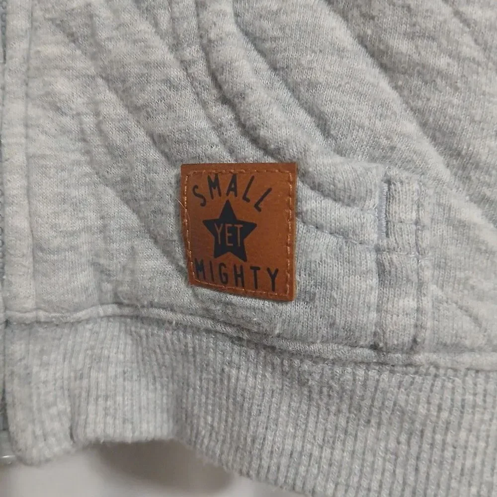Winter Childs Jacket Carter's Simple Joy's 6-9 M Zipper Small Yet Mighty Patch